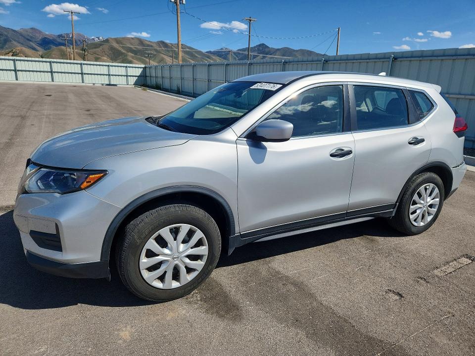 2019 Nissan Rogue VIN JN8AT2MV4KW388187 COPART salvage auction — SIDE, Ut - Salvage Certificate, sold $3,500 on 2026-07-31 (photo 1)