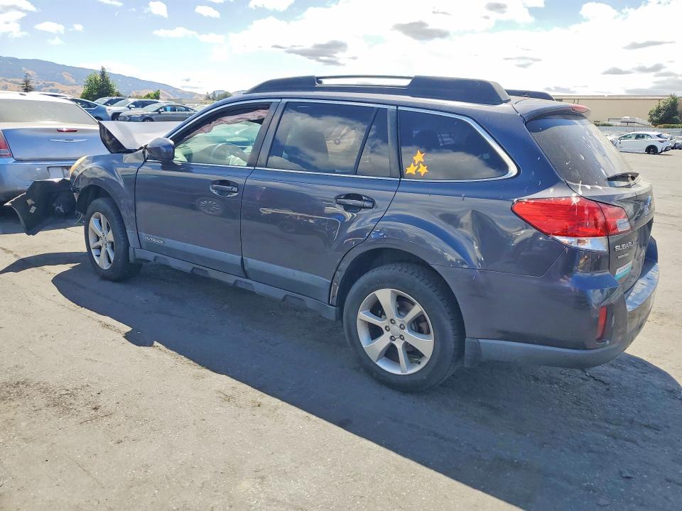 2013 Subaru Outback VIN 4S4BRBCC0D3233604 COPART salvage auction — FRONT END, Ca - Salvage Certificate, sold $225 on 2026-07-09 (photo 2)