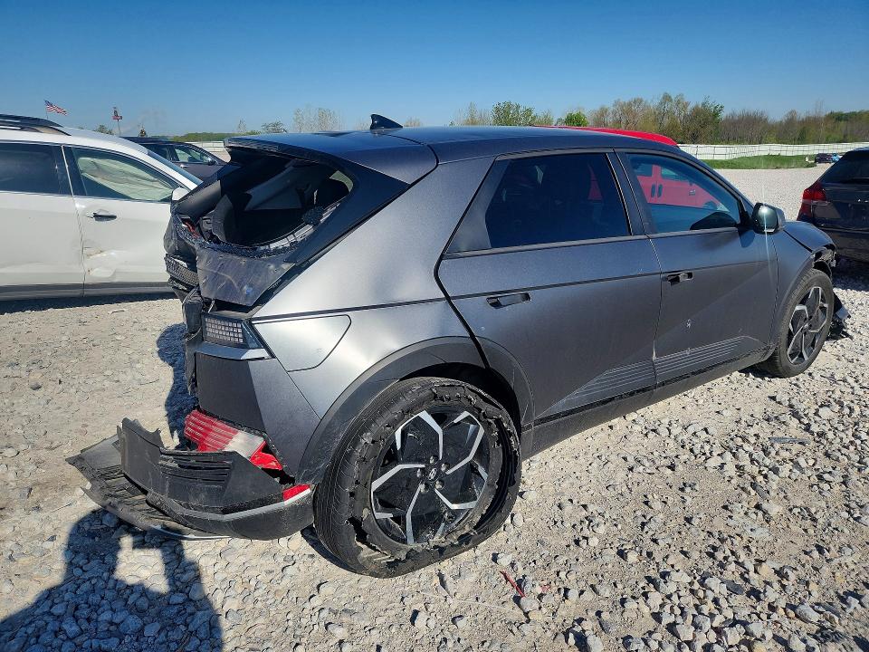2023 Hyundai Ioniq VIN KM8KNDAF3PU163325 COPART salvage auction — REAR END, MI - SCRAP CERTIFICATE OF TITLE, sold $2,900 on 2026-07-02 (photo 3)