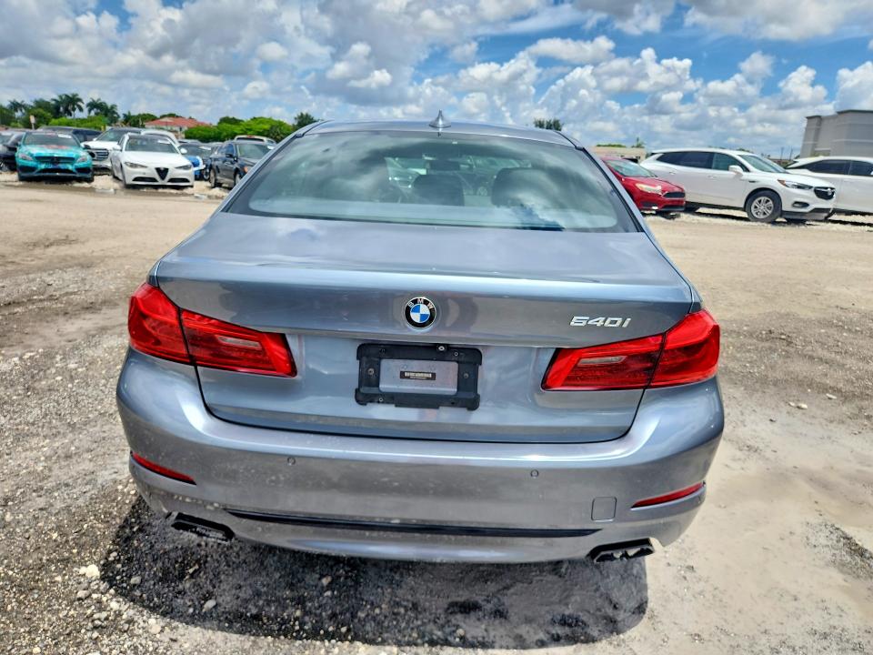 2018 BMW 5er VIN WBAJE5C53JWA93217 COPART salvage auction — WATER/FLOOD, Fl - Cert Of Title-Slvg Rebld Flood, sold $5,600 on 2026-07-10 (photo 6)