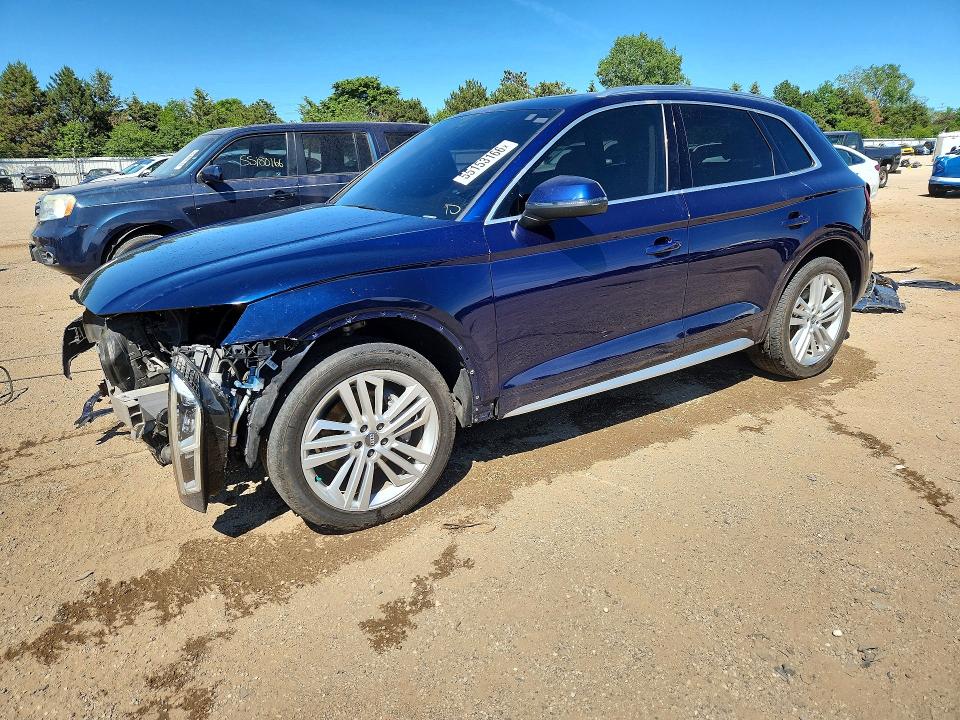 2018 Audi Q5 VIN WA1BNAFY6J2003417 COPART salvage auction — FRONT END, Il - Salvage Certificate, sold $6,000 on 2026-07-09 (photo 1)