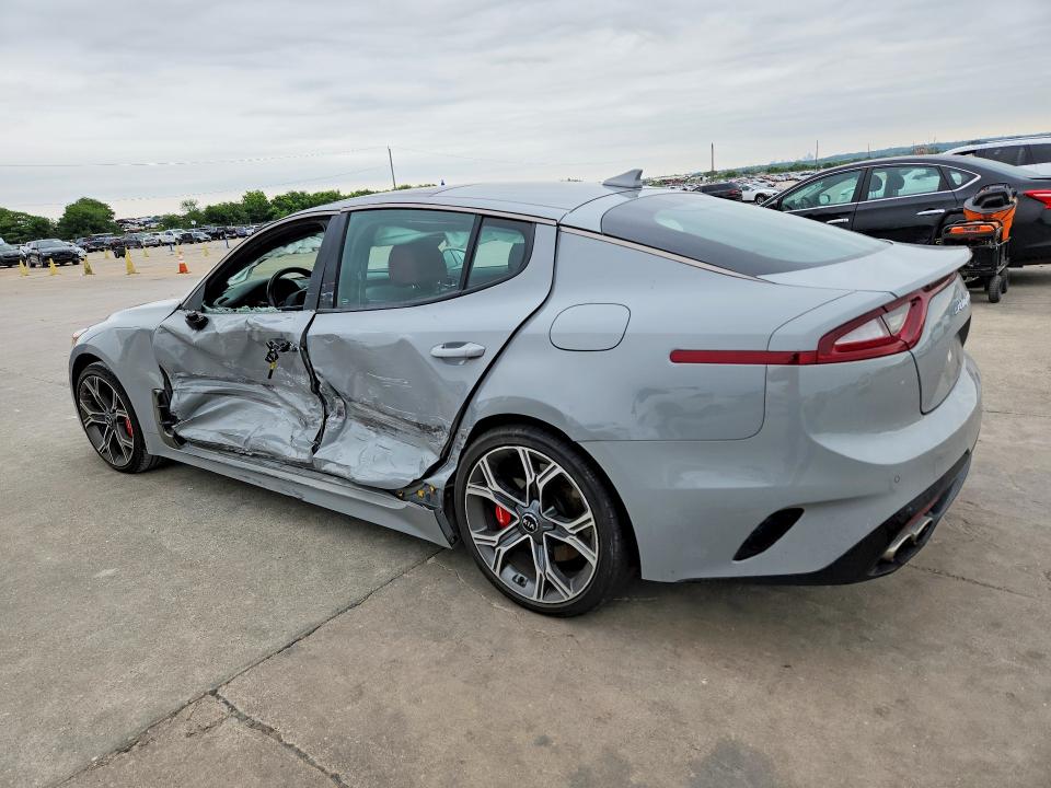 2020 Kia Stinger VIN KNAE45LC1L6080209 COPART salvage auction — SIDE, Tx - Certificate Of Title, sold $5,700 on 2026-07-23 (photo 2)