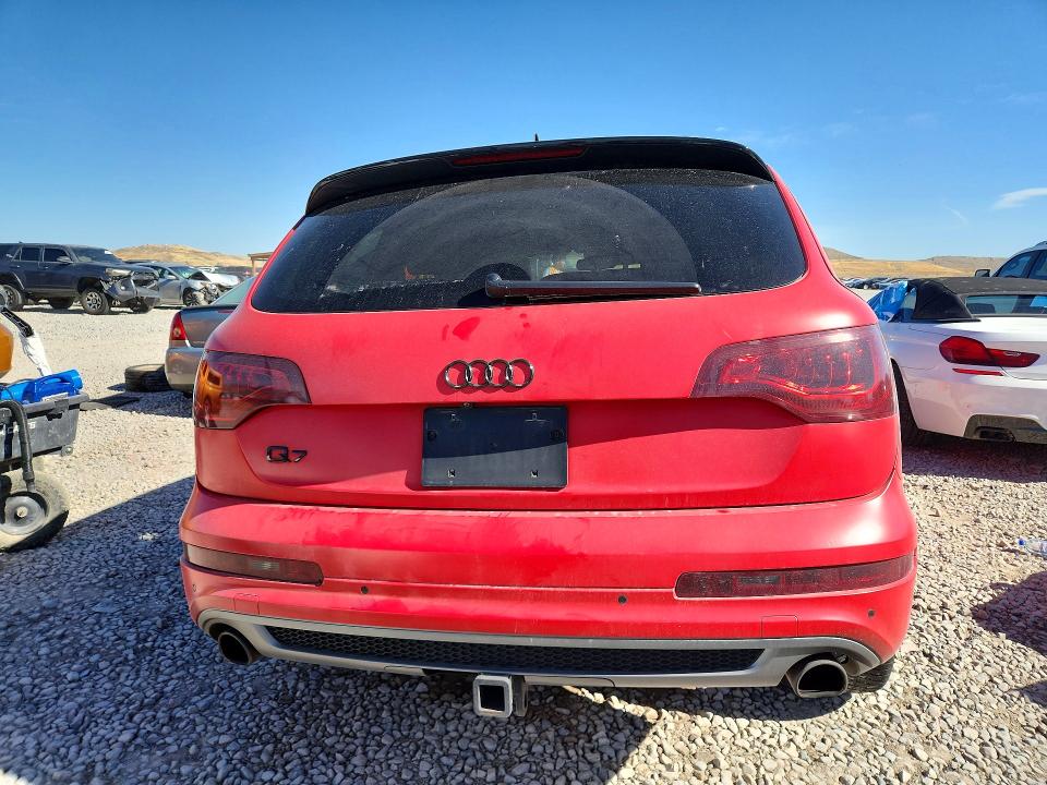 2015 Audi Q7 VIN WA1DGAFE4FD024772 COPART salvage auction — SIDE, Ut - Salvage Certificate, sold $2,600 on 2026-07-02 (photo 6)