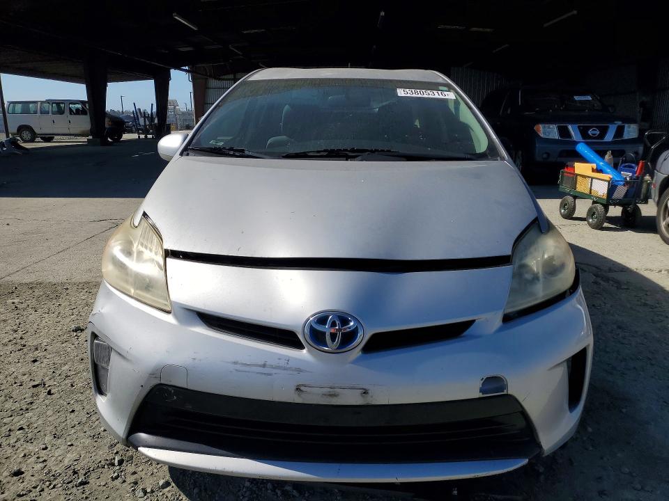 2013 Toyota Prius VIN JTDKN3DUXD5600722 COPART salvage auction — SIDE, Ca - Salvage Certificate, sold $850 on 2026-07-23 (photo 5)