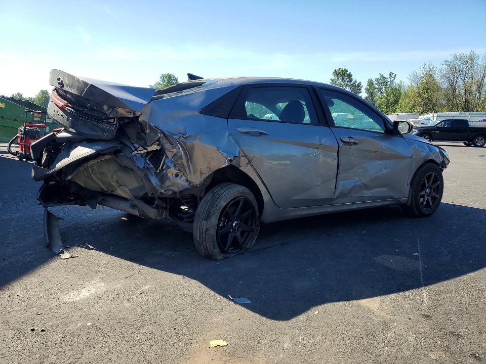 2023 Hyundai Elantra VIN KMHLM4AJ9PU044948 COPART salvage auction — REAR END, Or - Salvage Title Certificate, sold $1,400 on 2026-07-29 (photo 3)