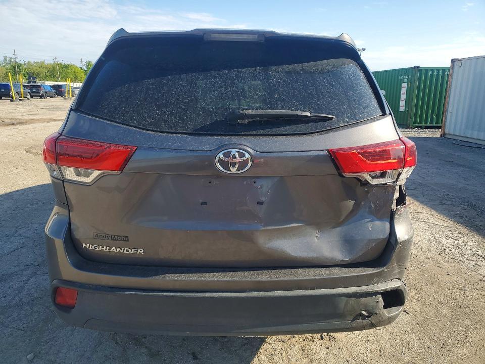 2017 Toyota VIN 5TDZARFH8HS025047 COPART salvage auction — REAR END, In - Cert Of Title-Salvage Title, sold $275 on 2026-07-24 (photo 6)