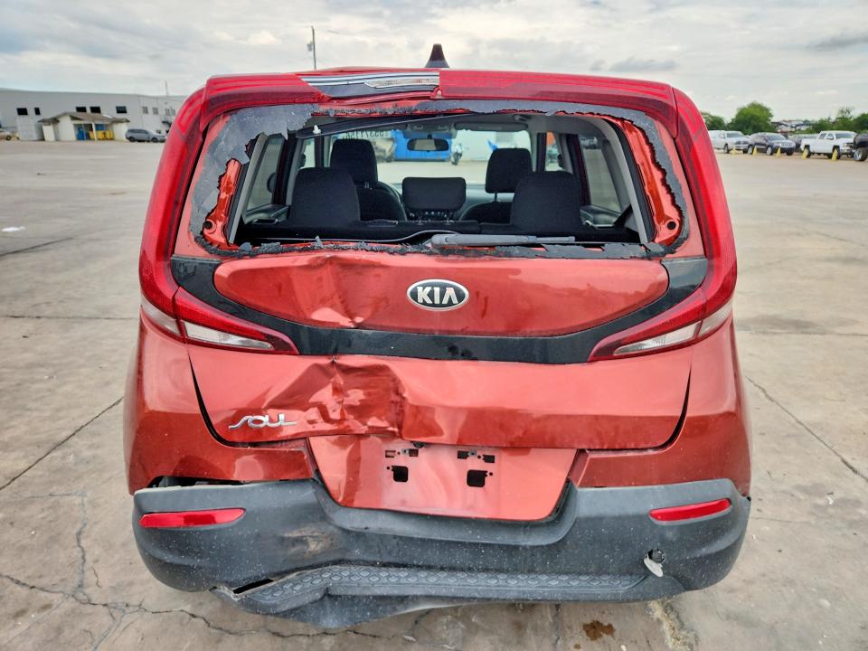 2021 Kia Soul VIN KNDJ23AU7M7768153 COPART salvage auction — REAR END, Tx - Salvage Vehicle Title, sold $2,600 on 2026-07-08 (photo 6)