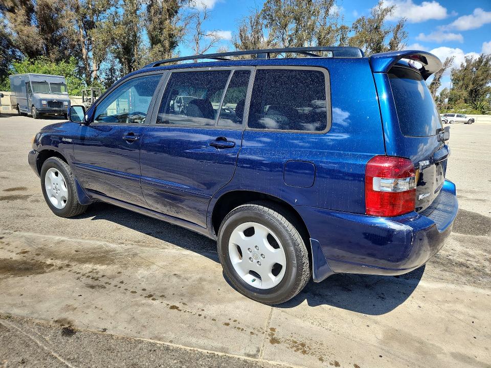 2005 Toyota Highlander VIN JTEEP21AX50100856 COPART salvage auction — FRONT END, CA - SALVAGE CERTIFICATE, sold $675 on 2026-07-24 (photo 2)