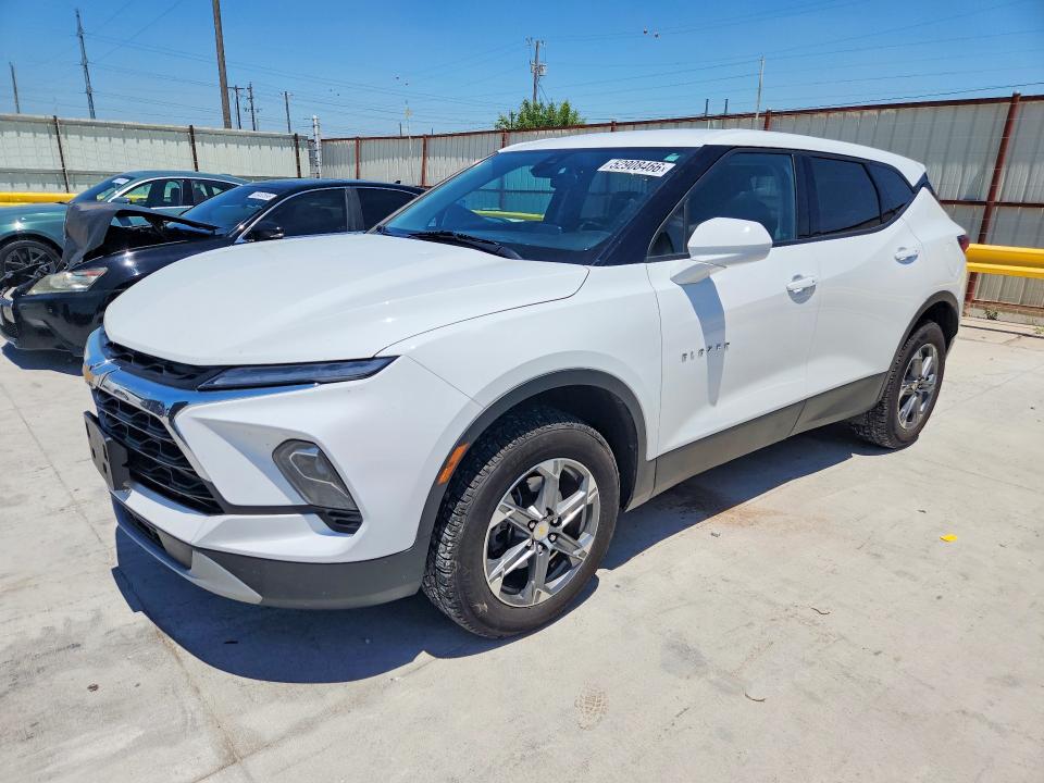 2023 Chevrolet Blazer VIN 3GNKBCR44PS220570 COPART salvage auction — HAIL, Id - Salvage Certificate Of Title, sold $11,000 on 2026-07-24 (photo 1)