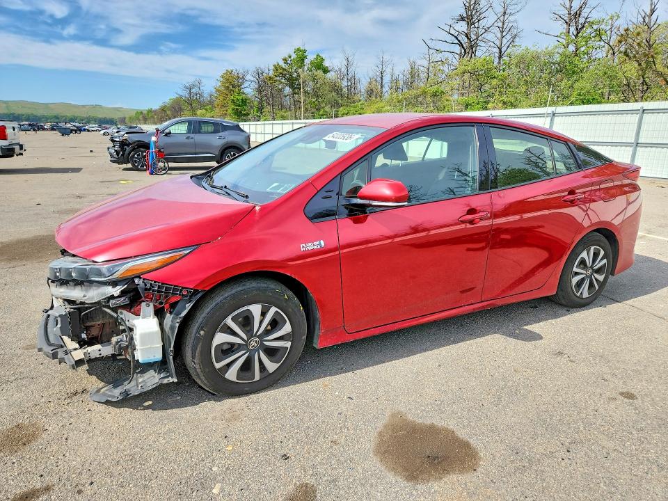 2018 Toyota Prius VIN JTDKARFP0J3077952 COPART salvage auction — FRONT END, Ny - Mv-907A Salvage Certificate, sold $2,900 on 2026-07-06 (photo 1)