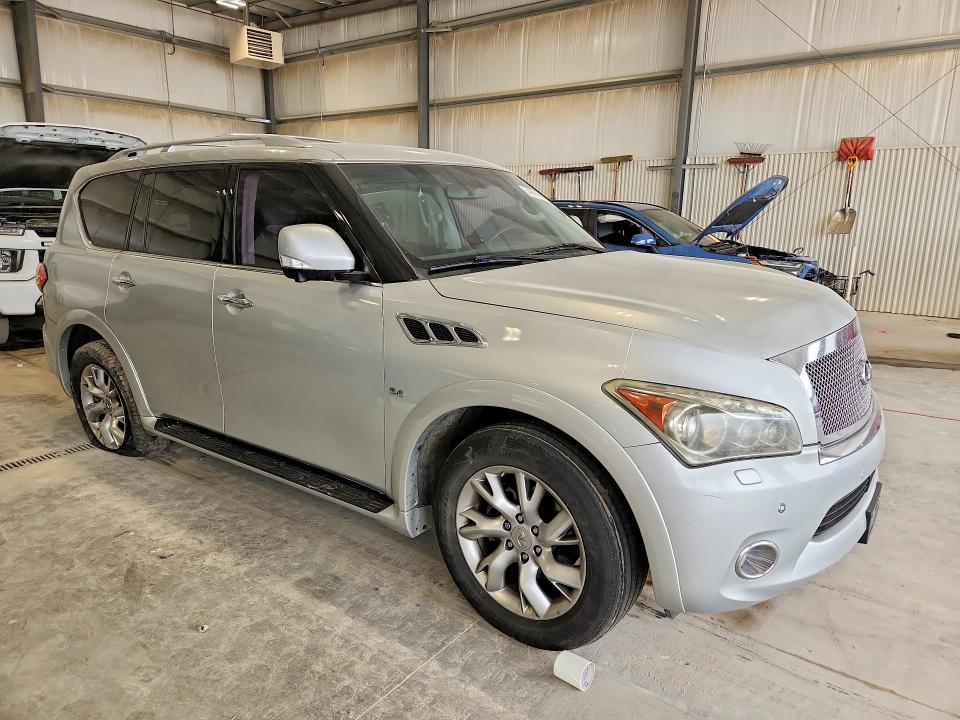 2014 Infiniti Qx80 VIN JN8AZ2NCXE9351143 COPART salvage auction — REAR END, Ne - Cert Of Title-Salvage, sold $2,350 on 2026-07-07 (photo 4)