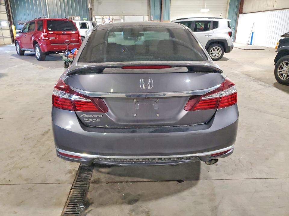 2016 Honda Accord VIN 1HGCR2E30GA108108 COPART salvage auction — FRONT END, Salvage Title, sold $675 on 2026-07-29 (photo 6)