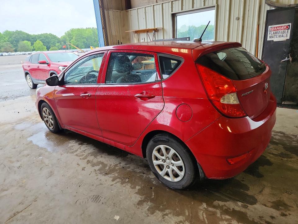 2014 Hyundai Accent VIN KMHCT5AE3EU163023 COPART salvage auction — WATER/FLOOD, Ar - Cert Of Title-Salvage, sold $400 on 2026-07-20 (photo 2)