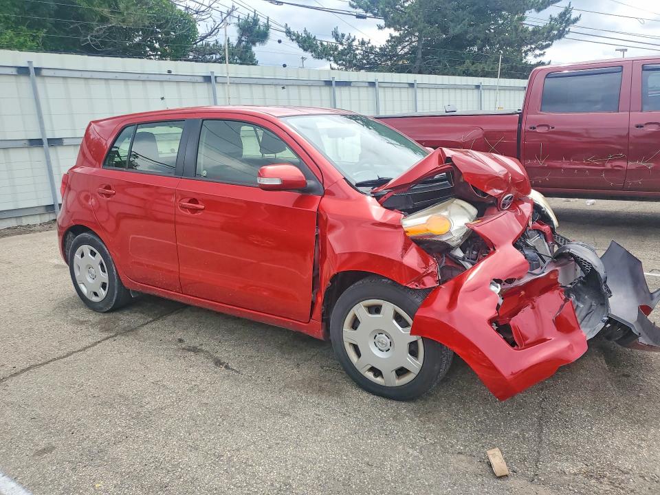 2014 Scion Xd VIN JTKKUPB43E1042291 COPART salvage auction — FRONT END, Oh - Cert Of Title-Salvage, sold $500 on 2026-07-07 (photo 4)