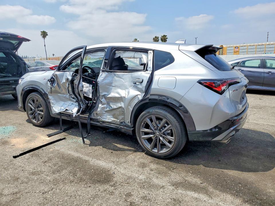 2025 Acura Adx VIN 3HDSA1H51SM707165 COPART salvage auction — SIDE, Ca - Salvage Certificate, sold $8,500 on 2026-07-31 (photo 2)