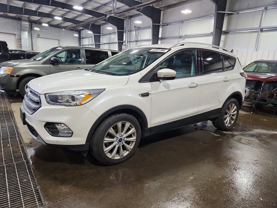 2017 Ford Escape VIN 1FMCU9J91HUE36701 COPART salvage auction — REAR END, Mn - Cert Of Title-Prior Salvage, sold $2,450 on 2026-07-09 (photo 1)