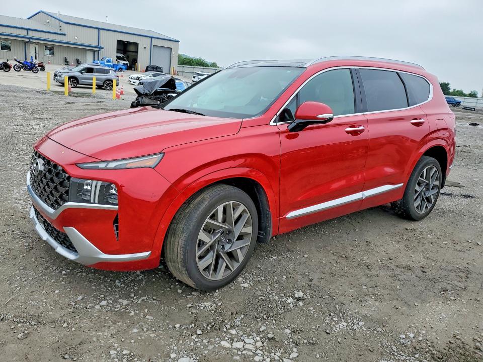 2022 Hyundai Santa fe VIN 5NMS54AL8NH440193 COPART salvage auction — SIDE, Tn - Salvage Certificate, sold $9,000 on 2026-07-09 (photo 1)
