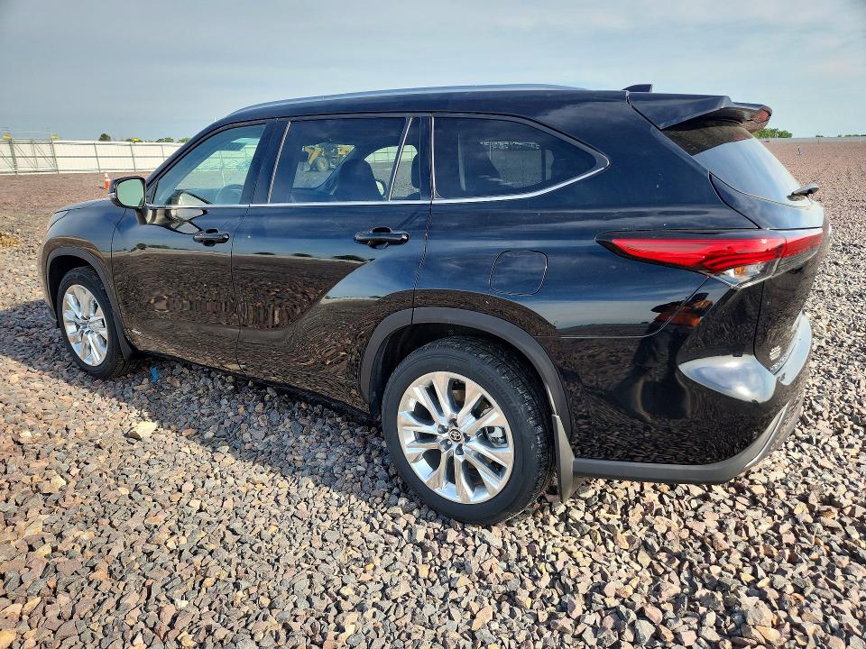 2023 Toyota Highlander VIN 5TDXBRCH9PS123950 COPART salvage auction — HAIL, Mo - Salvage Certificate Of Title, sold $24,200 on 2026-07-08 (photo 2)