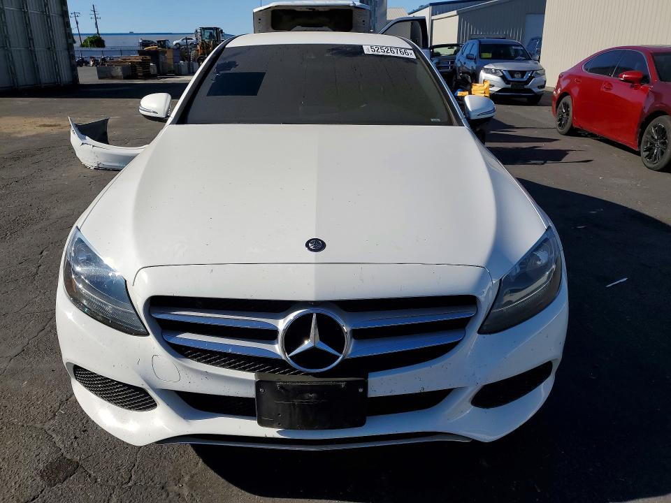 2016 Mercedes-benz C-klasse VIN 55SWF4JB8GU122096 COPART salvage auction — REAR END, Ca - Salvage Certificate, sold $4,300 on 2026-07-02 (photo 5)