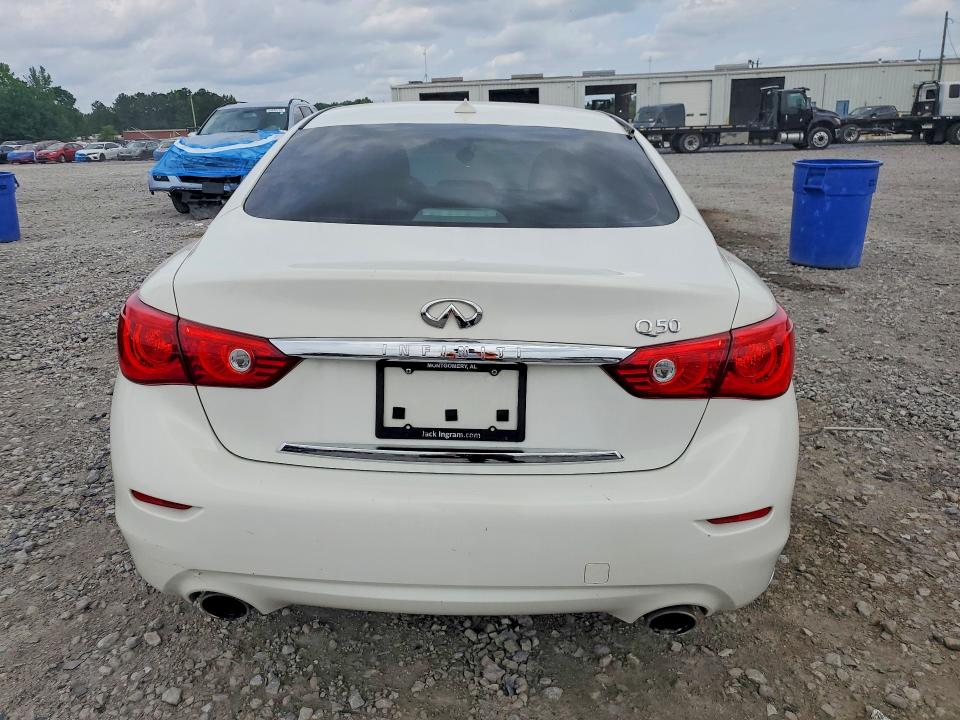 2015 Infiniti VIN JN1BV7AP8FM340824 COPART salvage auction — FRONT END, Al - Cert Of Title-Salvage Title, sold $1,750 on 2026-07-16 (photo 6)