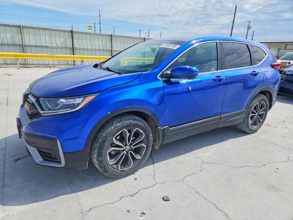 2020 Honda Cr-v VIN 7FARW1H53LE009510 COPART salvage auction — HAIL, Tx - Certificate Of Title, sold $7,900 on 2026-07-15 (photo 1)