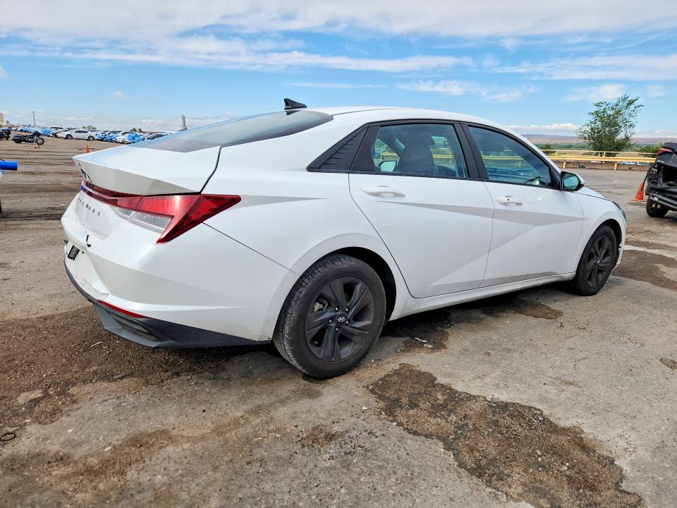 2021 Hyundai Elantra VIN 5NPLM4AG8MH003998 COPART salvage auction — REAR END, Nm - Cert Of Title-Salvage, sold $6,300 on 2026-07-09 (photo 3)