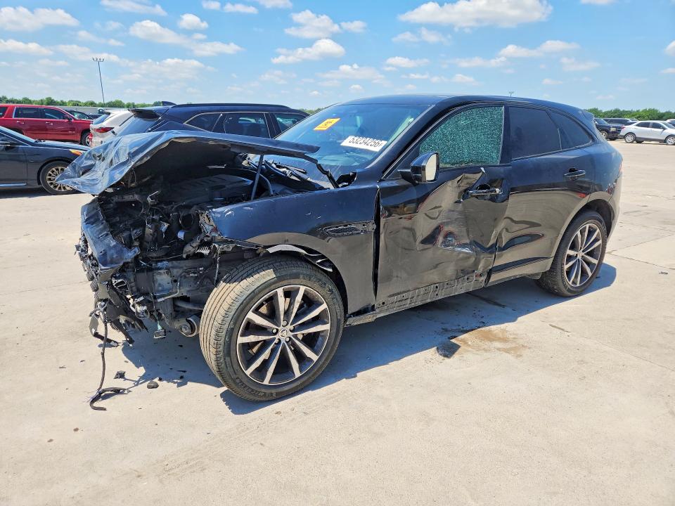 2025 Jaguar F-pace VIN SADCT2EX4SA748399 COPART salvage auction — FRONT END, Tx - Salvage Vehicle Title, sold $675 on 2026-07-27 (photo 1)