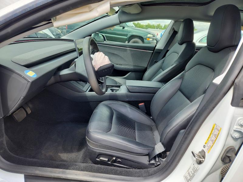 2024 Tesla Model 3 VIN 5YJ3E1EA9RF756852 COPART salvage auction — FRONT END, Ca - Salvage Certificate, sold $11,600 on 2026-07-23 (photo 7)