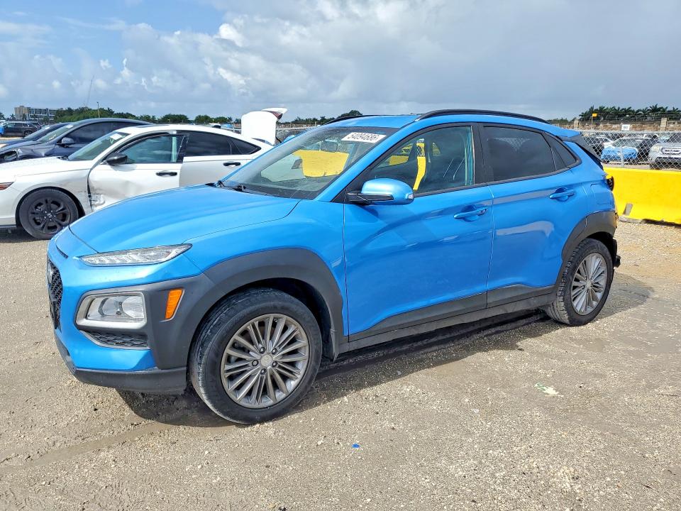 2018 Hyundai VIN KM8K2CAA4JU177152 COPART salvage auction — REAR END, Fl - Cert Of Title Slvg Rebuildable, sold $2,200 on 2026-07-22 (photo 1)