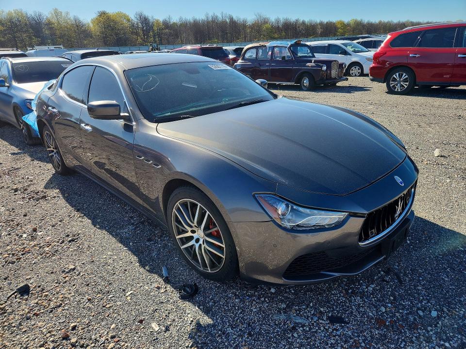 2015 Maserati Ghibli VIN ZAM57XSA2F1137200 COPART salvage auction — REAR END, NY - MV907A-PARTS ONLY, sold $2,050 on 2026-07-27 (photo 4)