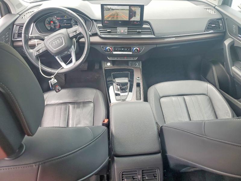 2021 Audi Q5 VIN WA1BAAFYXM2035657 COPART salvage auction — REAR END, Nc - Salvage Certificate Of Title, sold $250 on 2026-07-02 (photo 8)