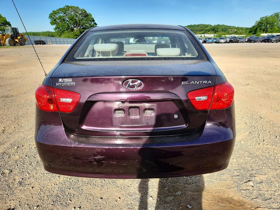 2007 Hyundai Elantra VIN KMHDU46D87U027209 COPART salvage auction — HAIL, WI - JUNKED VEHICLE BILL OF SALE, sold $450 on 2026-07-14 (photo 6)