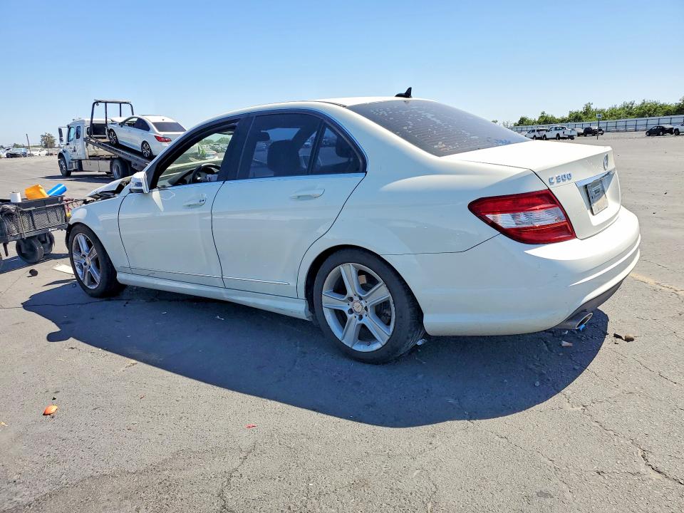 2011 Mercedes-benz C-klasse VIN WDDGF5EB2BA515749 COPART salvage auction — FRONT END, Ca - Salvage Certificate, sold $450 on 2026-07-02 (photo 2)