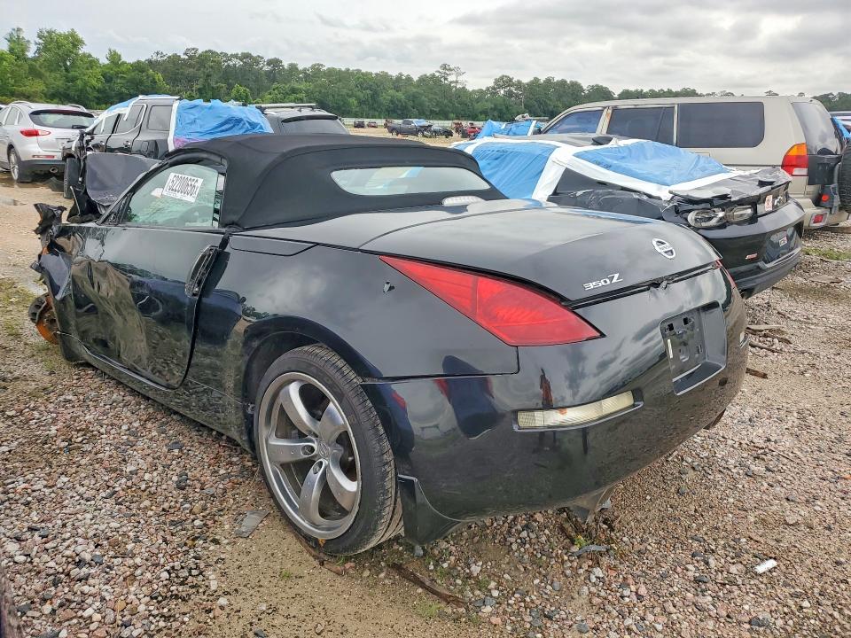 2009 Nissan 350z VIN JN1BZ36A19M550185 COPART salvage auction — FRONT END, Tx - Salvage Vehicle Title, sold $350 on 2026-07-10 (photo 2)