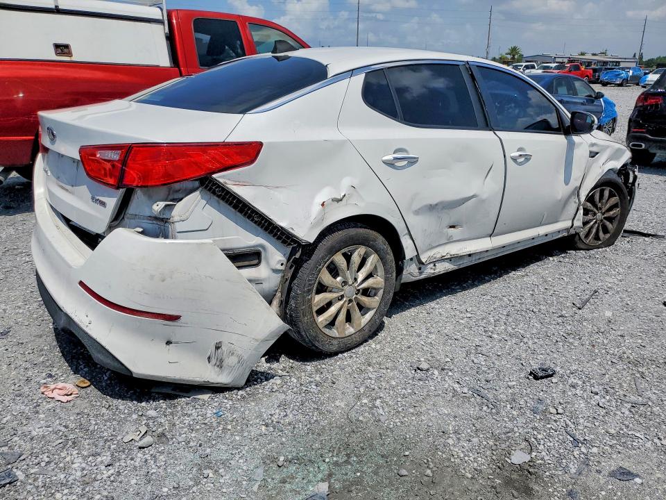 2014 Kia Optima VIN 5XXGN4A77EG342652 COPART salvage auction — SIDE, Fl - Cert Of Title Slvg Rebuildable, sold $425 on 2026-07-10 (photo 3)