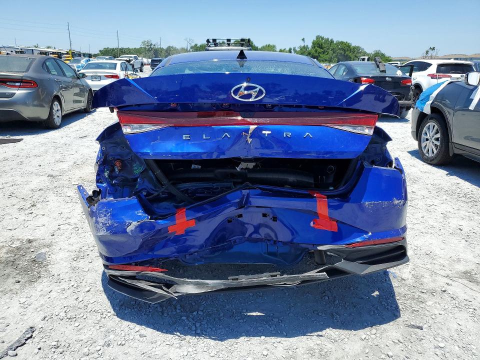 2022 Hyundai VIN KMHLM4AG2NU361374 COPART salvage auction — REAR END, Fl - Cert Of Title Slvg Rebuildable, sold $2,700 on 2026-07-31 (photo 6)