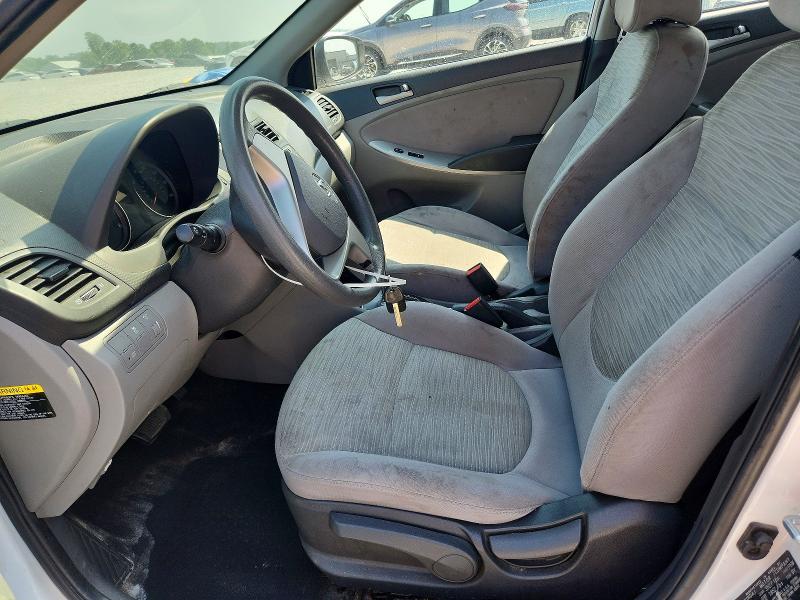 2017 Hyundai Accent VIN KMHCT4AE9HU375956 COPART salvage auction — FRONT END, MI - CERTIFICATE OF TITLE, sold $500 on 2026-07-02 (photo 7)