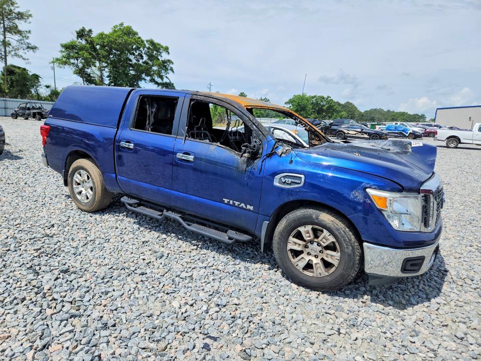 2017 Nissan TITAN VIN 1N6AA1EK7HN518555 COPART salvage auction — BURN, Ga - Bill Of Sale - Parts Only, sold $850 on 2026-07-02 (photo 4)