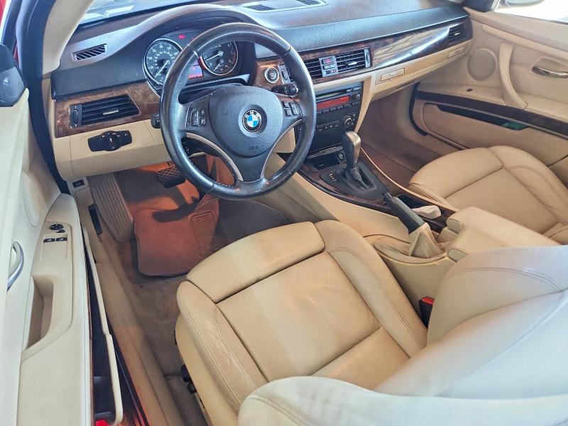 2007 BMW 3 series VIN WBAWV13597PK48206 COPART salvage auction — Burn Engine, CA - NON-REPAIRABLE VEHICLE CERT, sold $650 on 2026-07-20 (photo 8)