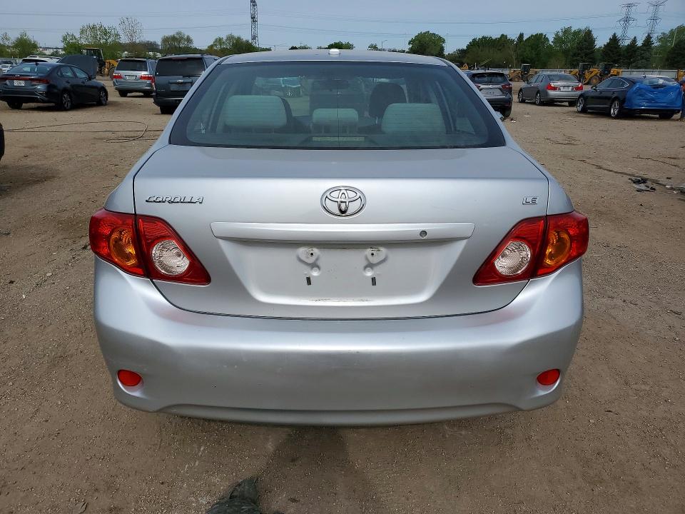 2009 Toyota Corolla VIN JTDBL40E19J025225 COPART salvage auction — FRONT END, IL - SALVAGE CERTIFICATE, sold $1,200 on 2026-07-16 (photo 6)