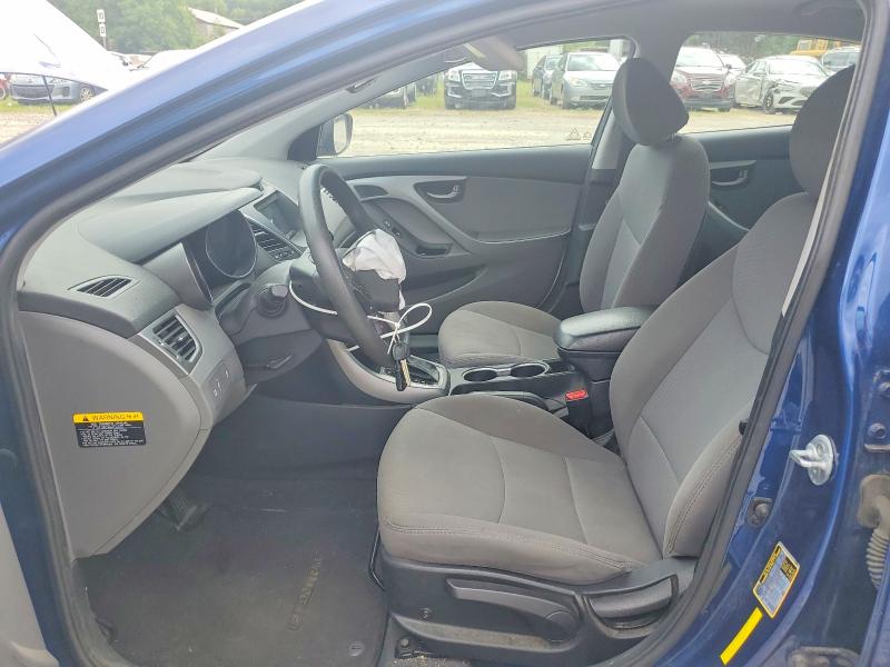 2016 Hyundai Elantra VIN 5NPDH4AE5GH764872 COPART salvage auction — FRONT END, Ma - Cert Of Title-Reconstrctd Coll, sold $1,100 on 2026-07-02 (photo 7)