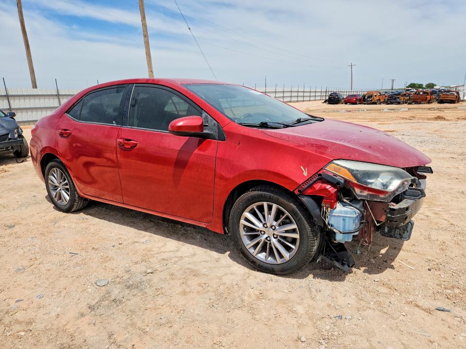 2014 Toyota Corolla VIN 5YFBURHE7EP002326 COPART salvage auction — FRONT END, Tx - Salvage Vehicle Title, sold $15 on 2026-07-22 (photo 4)