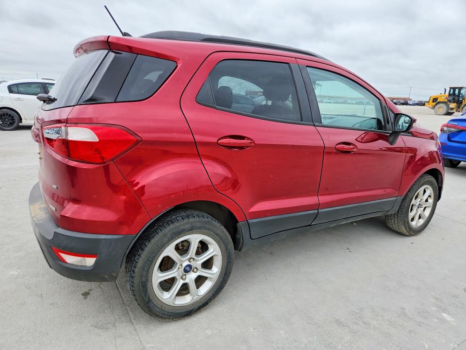 2019 Ford Ecosport VIN MAJ3S2GE1KC268874 COPART salvage auction — REAR END, Tx - Certificate Of Title, sold $2,550 on 2026-07-31 (photo 3)