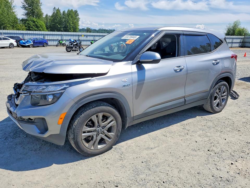 2021 Kia Seltos VIN KNDEPCAA0M7072422 COPART salvage auction — FRONT END, Wa - Bill Of Sale, sold $2,300 on 2026-07-06 (photo 1)