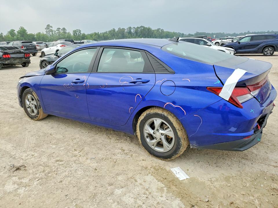 2022 Hyundai Elantra VIN KMHLL4AG2NU359613 COPART salvage auction — REAR END, Tx - Salvage Vehicle Title, sold $200 on 2026-07-28 (photo 2)