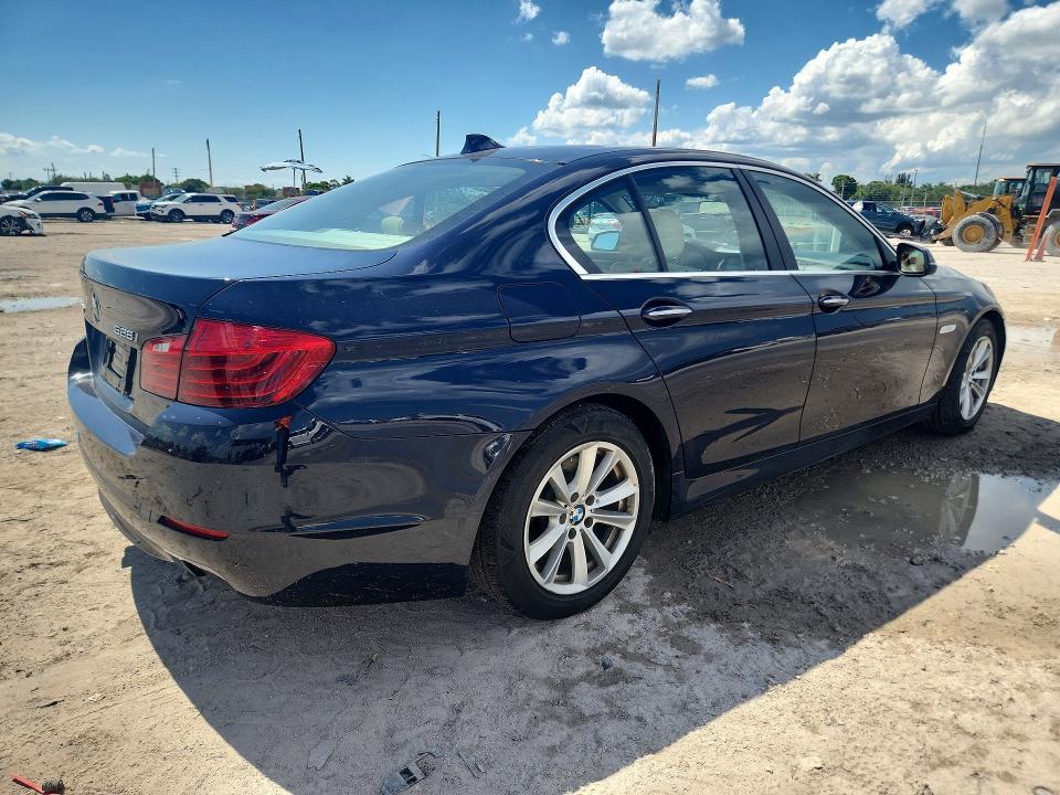 2015 BMW 5er VIN WBA5A7C58FD625974 COPART salvage auction — ROOF, Nj - Certificate Of Title, sold $1,100 on 2026-07-21 (photo 3)