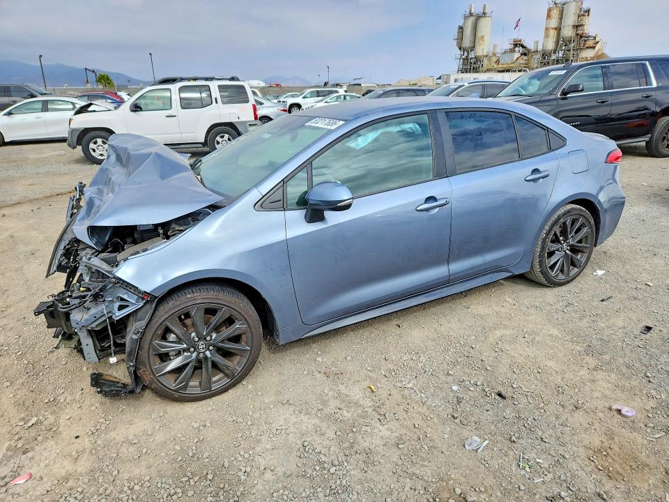 2024 Toyota Corolla VIN 5YFS4MCE2RP208640 COPART salvage auction — FRONT END, Ca - Salvage Certificate, sold $125 on 2026-07-21 (photo 1)