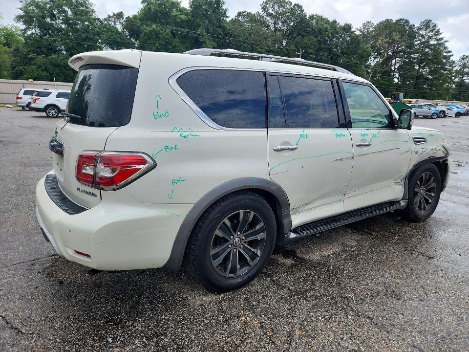 2017 Nissan Armada VIN JN8AY2NF3H9303856 COPART salvage auction — SIDE, Al - Cert Of Title-Salvage Title, sold $4,350 on 2026-07-13 (photo 3)
