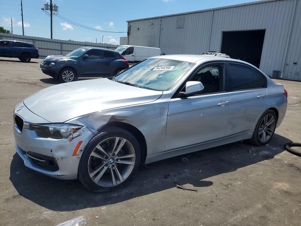 2016 BMW 3er VIN WBA8E9G56GNT85259 COPART salvage auction — FRONT END, Fl - Cert Of Title Slvg Rebuildable, sold $1,650 on 2026-07-15 (photo 1)
