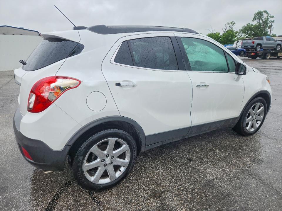 2016 Buick Encore VIN KL4CJBSB1GB536274 COPART salvage auction — HAIL, Mo - Salvage Certificate Of Title, sold $1,050 on 2026-07-27 (photo 3)